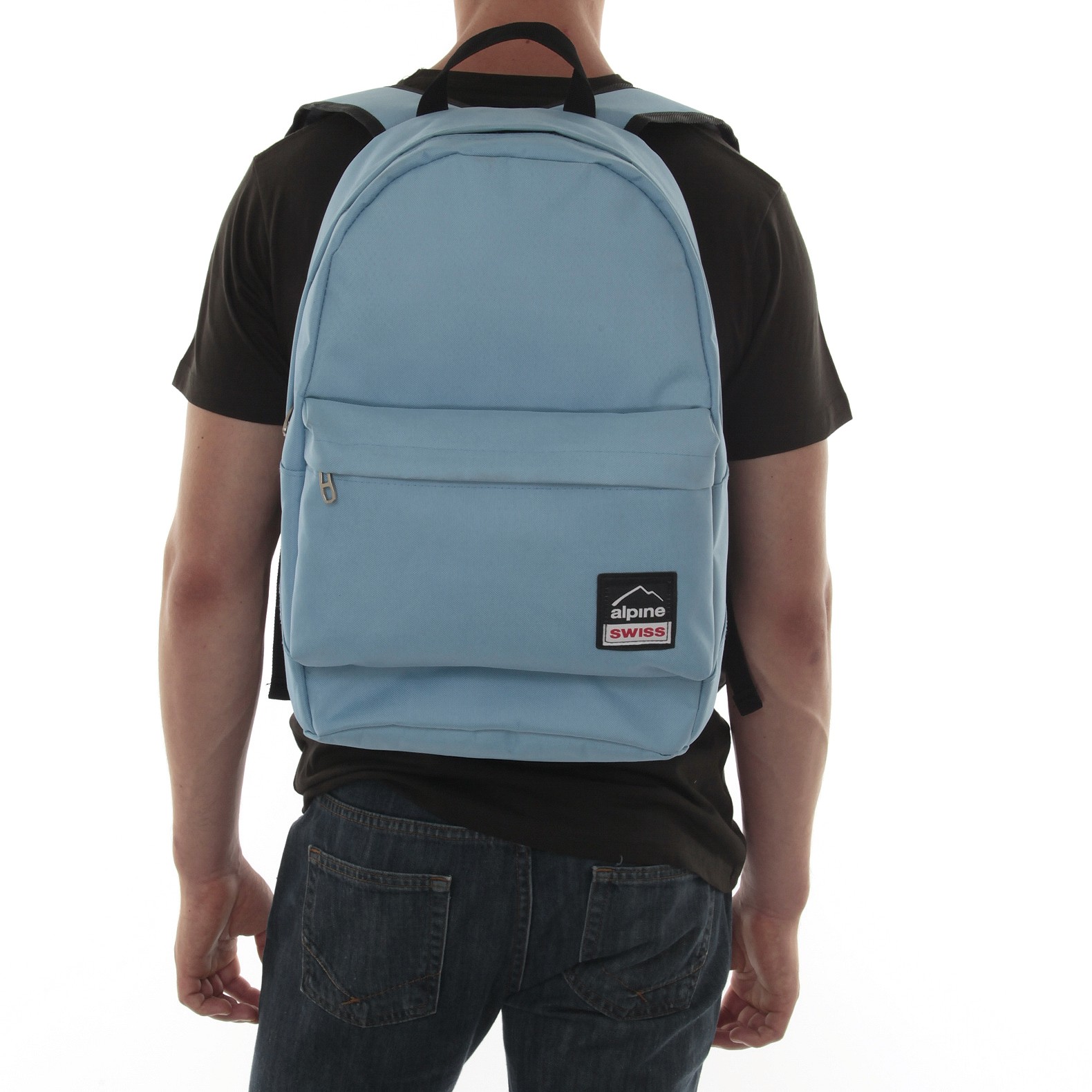 Alpine Swiss Midterm Backpack School Bag Bookbag Daypack 1 Yr Warranty